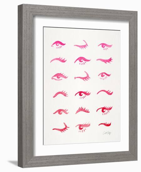 Pink Eyes-Cat Coquillette-Framed Giclee Print