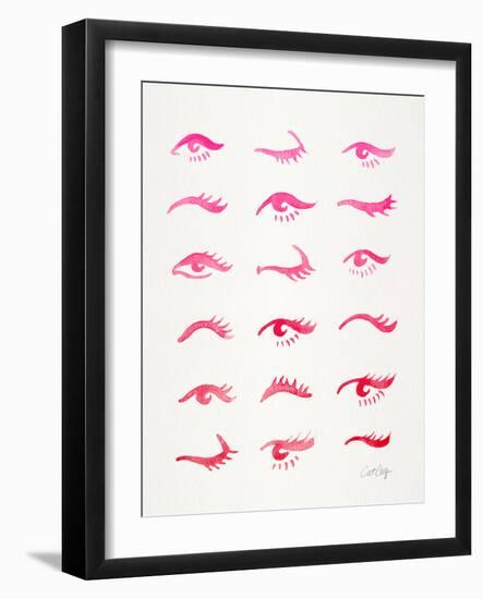 Pink Eyes-Cat Coquillette-Framed Giclee Print