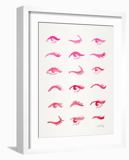 Pink Eyes-Cat Coquillette-Framed Giclee Print