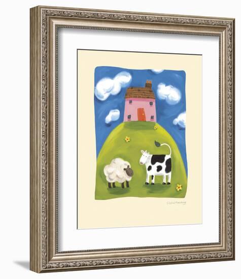 Pink Farmhouse-Sophie Harding-Framed Art Print