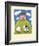 Pink Farmhouse-Sophie Harding-Framed Giclee Print