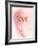 Pink Feathered 3-Kimberly Allen-Framed Art Print