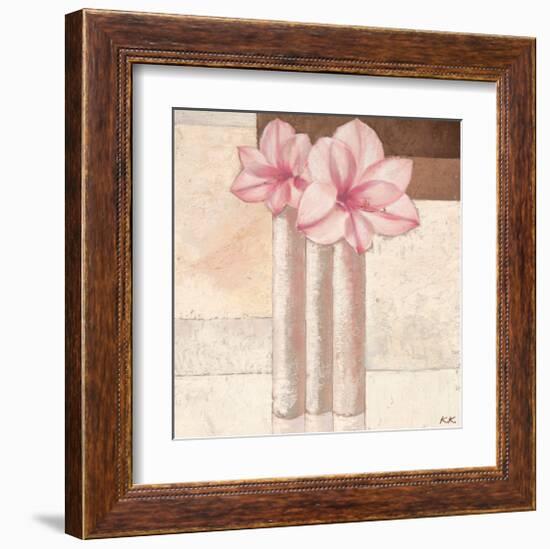 Pink Firelilies-Karsten Kirchner-Framed Art Print