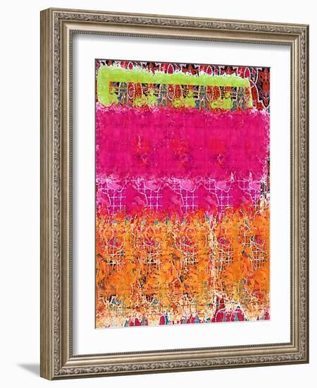 PINK FIZZY-Ricki Mountain-Framed Art Print