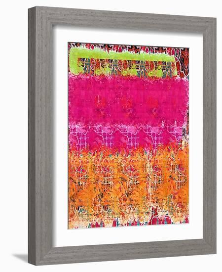 PINK FIZZY-Ricki Mountain-Framed Art Print