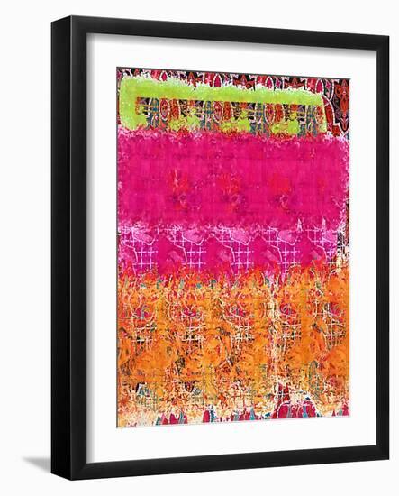 PINK FIZZY-Ricki Mountain-Framed Art Print