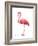 Pink Flamingo-Suren Nersisyan-Framed Art Print