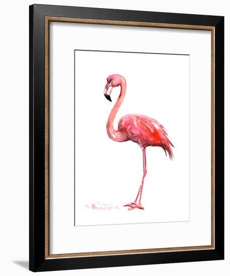 Pink Flamingo-Suren Nersisyan-Framed Art Print