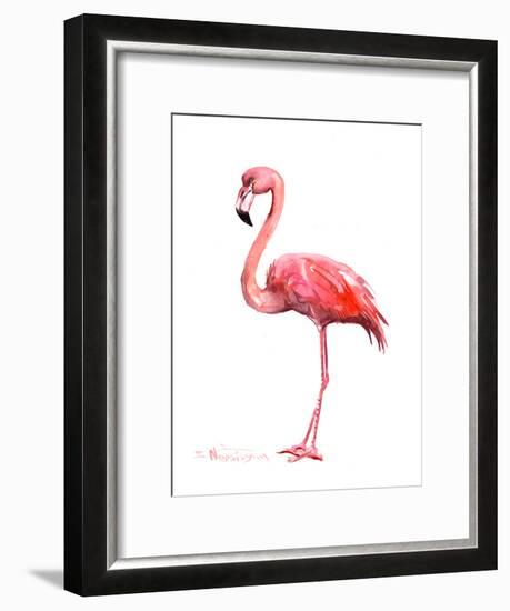 Pink Flamingo-Suren Nersisyan-Framed Art Print