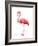 Pink Flamingo-Suren Nersisyan-Framed Art Print