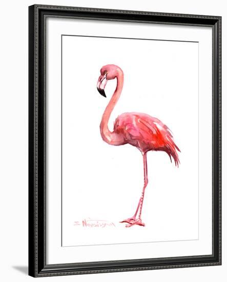 Pink Flamingo-Suren Nersisyan-Framed Art Print