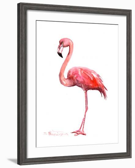 Pink Flamingo-Suren Nersisyan-Framed Art Print