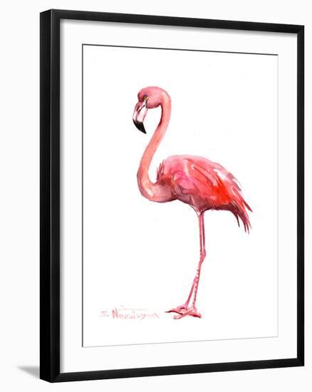 Pink Flamingo-Suren Nersisyan-Framed Art Print