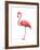 Pink Flamingo-Suren Nersisyan-Framed Art Print