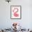 Pink Flamingo-Cat Coquillette-Framed Giclee Print displayed on a wall