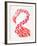 Pink Flamingo-Cat Coquillette-Framed Giclee Print