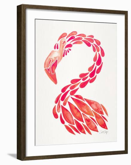 Pink Flamingo-Cat Coquillette-Framed Giclee Print