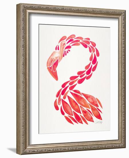 Pink Flamingo-Cat Coquillette-Framed Giclee Print