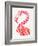 Pink Flamingo-Cat Coquillette-Framed Giclee Print