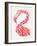 Pink Flamingo-Cat Coquillette-Framed Giclee Print