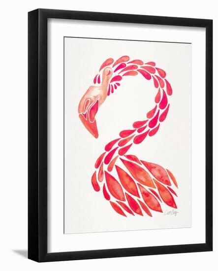 Pink Flamingo-Cat Coquillette-Framed Giclee Print