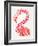 Pink Flamingo-Cat Coquillette-Framed Giclee Print