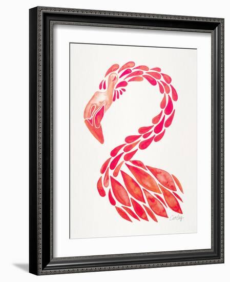 Pink Flamingo-Cat Coquillette-Framed Giclee Print