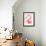 Pink Flamingo-Cat Coquillette-Framed Giclee Print displayed on a wall