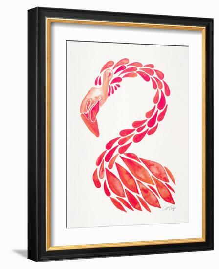 Pink Flamingo-Cat Coquillette-Framed Giclee Print