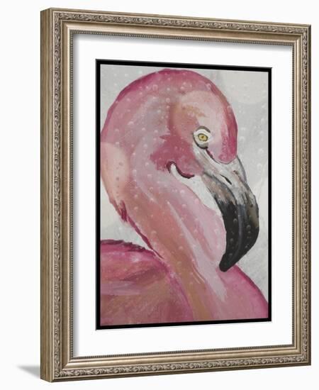 Pink Flamingo-Karen Williams-Framed Giclee Print