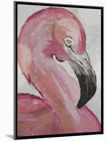 Pink Flamingo-Karen Williams-Mounted Giclee Print