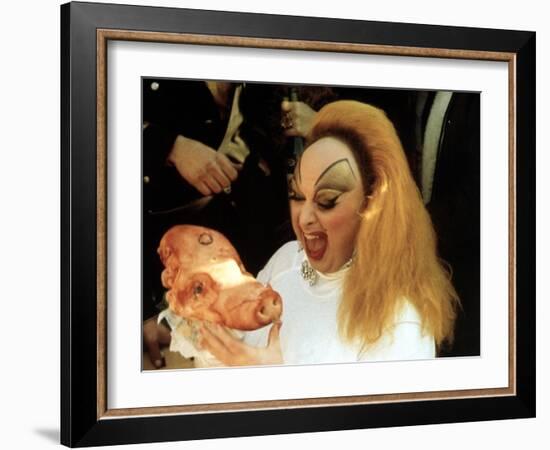 Pink Flamingos, Divine, 1972-null-Framed Photo