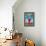 Pink Flamingos-null-Framed Stretched Canvas displayed on a wall