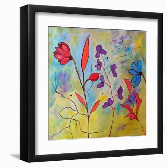 Pink Floral II-Ruth Palmer-Framed Art Print