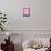 Pink Floral Ribbon-Megan Duncanson-Framed Premier Image Canvas displayed on a wall