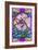 Pink Flower Frog-Howie Green-Framed Giclee Print