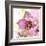 Pink Flower in the Snow-Dawn Derman-Framed Art Print