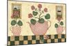 Pink Flower Pots-Robin Betterley-Mounted Giclee Print