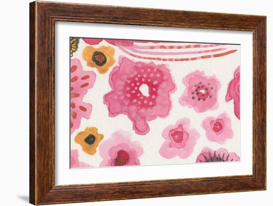 Pink Flower Power-Melissa Averinos-Framed Art Print