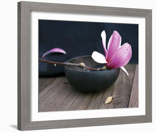 Pink Flower-Amelie Vuillon-Framed Art Print