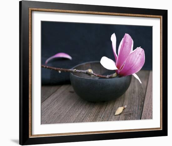 Pink Flower-Amelie Vuillon-Framed Art Print