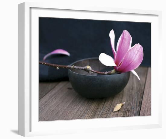 Pink Flower-Amelie Vuillon-Framed Art Print