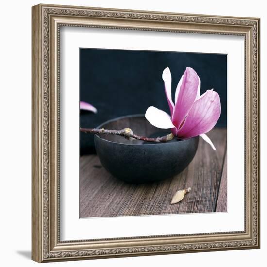 Pink Flower-Amelie Vuillon-Framed Art Print