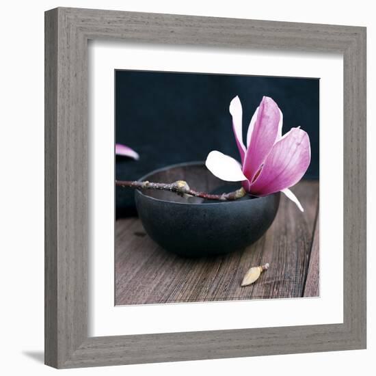 Pink Flower-Amelie Vuillon-Framed Art Print