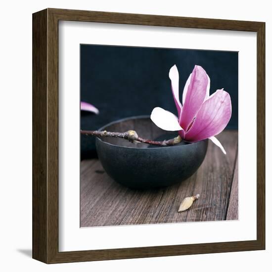 Pink Flower-Amelie Vuillon-Framed Art Print