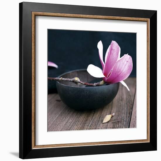 Pink Flower-Amelie Vuillon-Framed Art Print