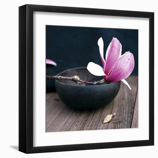 Pink Flower-Amelie Vuillon-Framed Art Print