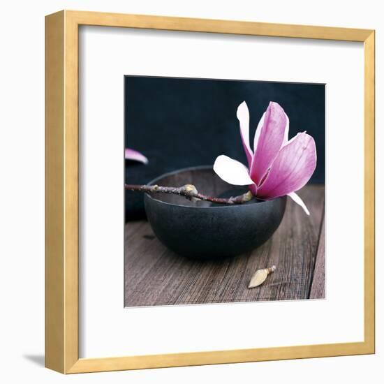 Pink Flower-Amelie Vuillon-Framed Art Print