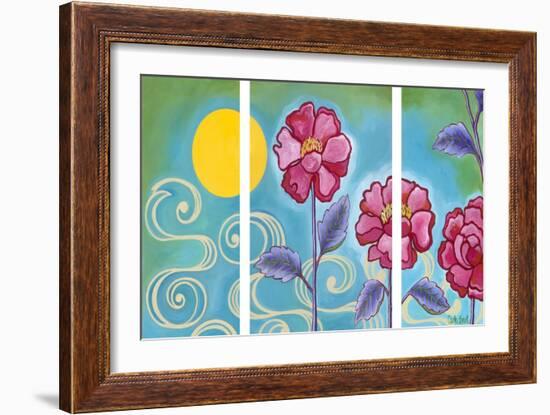 Pink Flower-Carla Bank-Framed Giclee Print