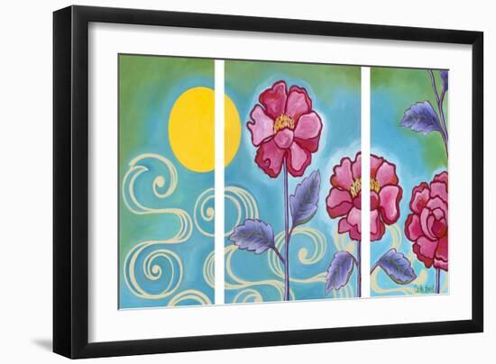 Pink Flower-Carla Bank-Framed Giclee Print